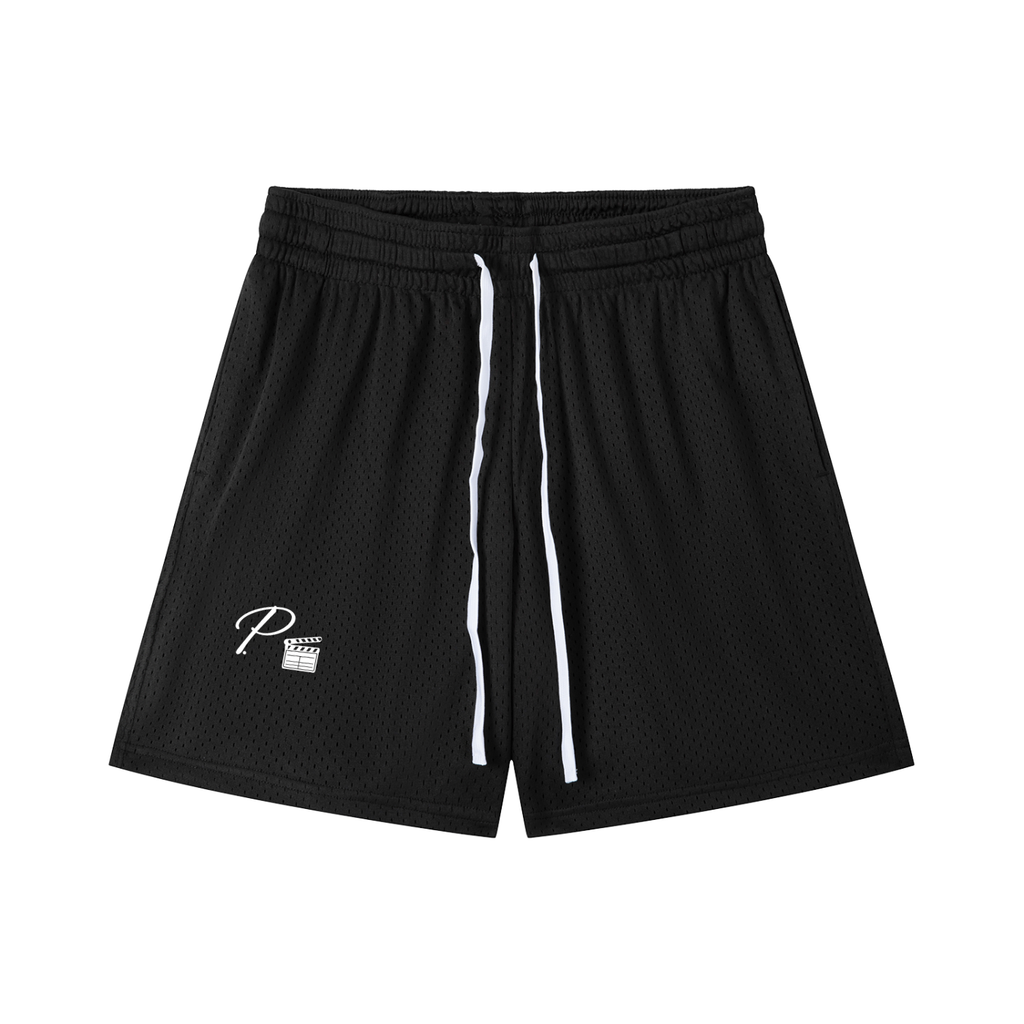 Performative basketball shorts